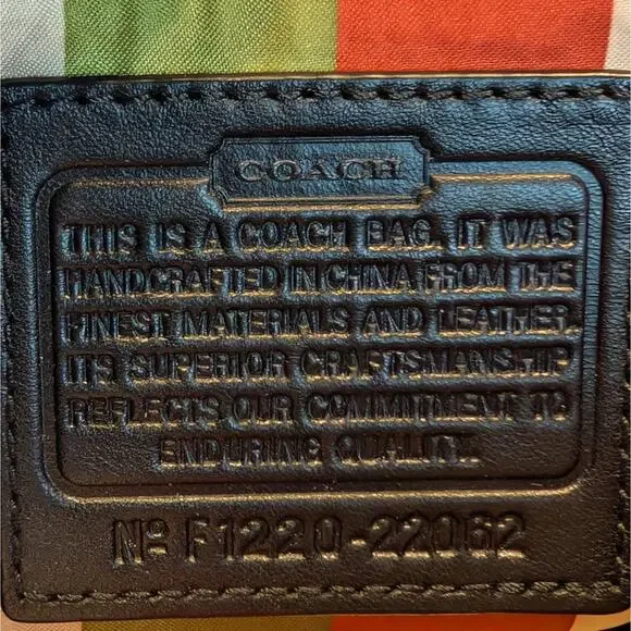 Coach Legacy Willis Top Handle Bag With Replacement Chain Strap - Made In 2012 - Picture 10 of 11